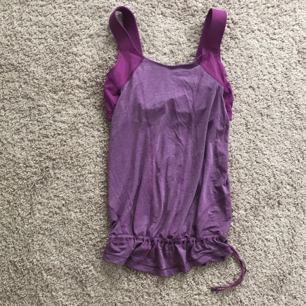 💜Lululemon “Rest Less” Tank Top w built in bra